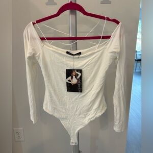 Off the shoulder bodysuit